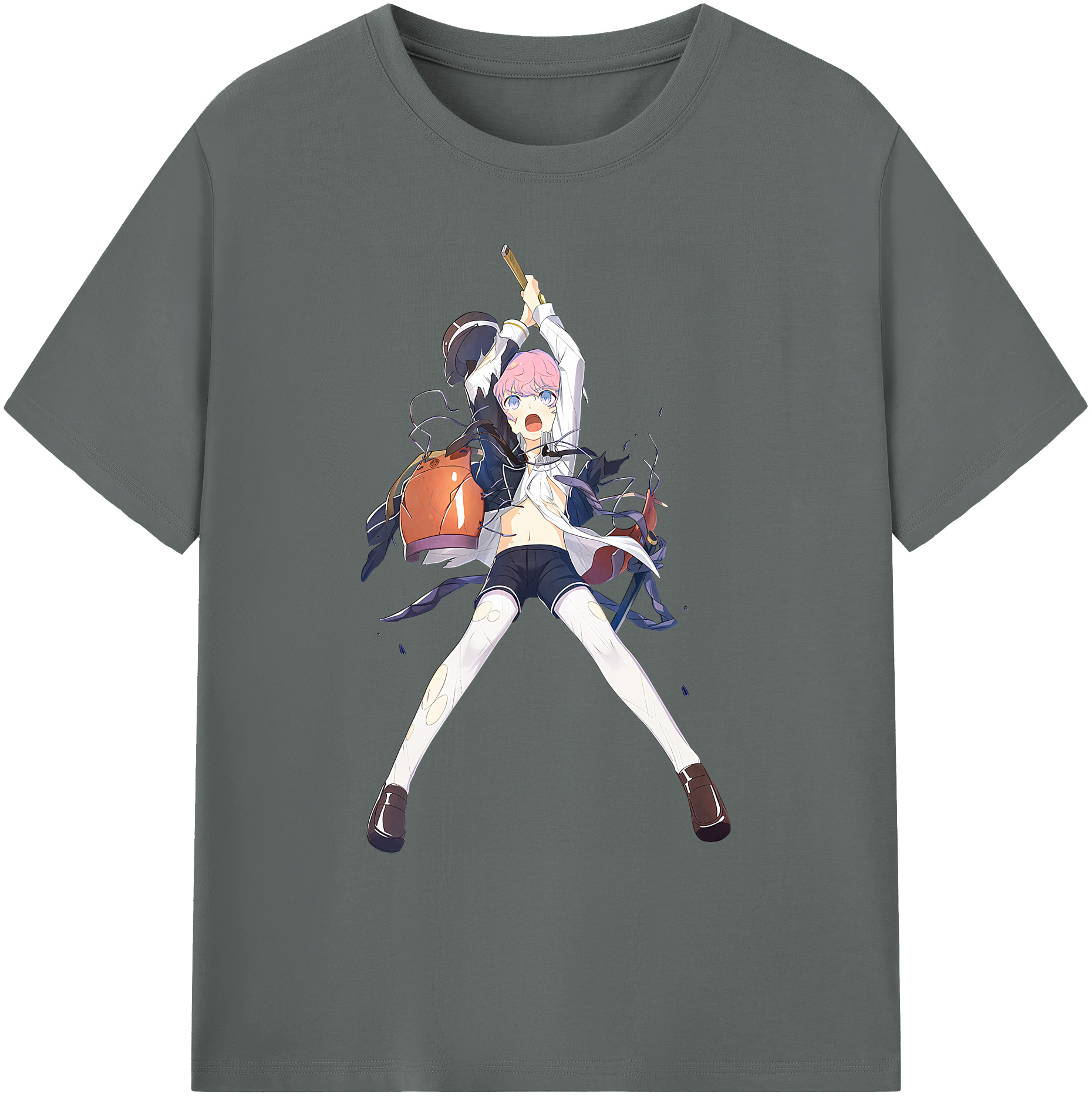 （画像用） 刀剣乱舞 Touken Ranbu 綿100％ メンズ半袖Tシャツ｜肌触りやわらか＆通気性